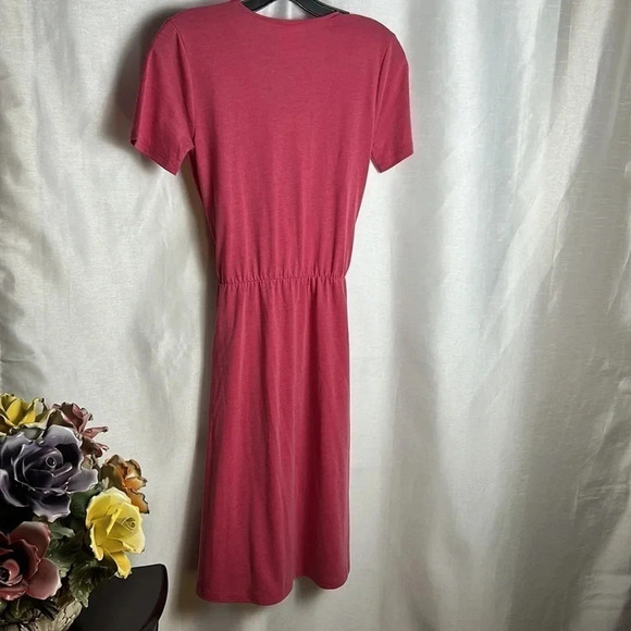 LOLE TESSA dress,women Small.Red fit,flare,faux wrap, surplice,cinched waist NWT - Picture 6 of 10